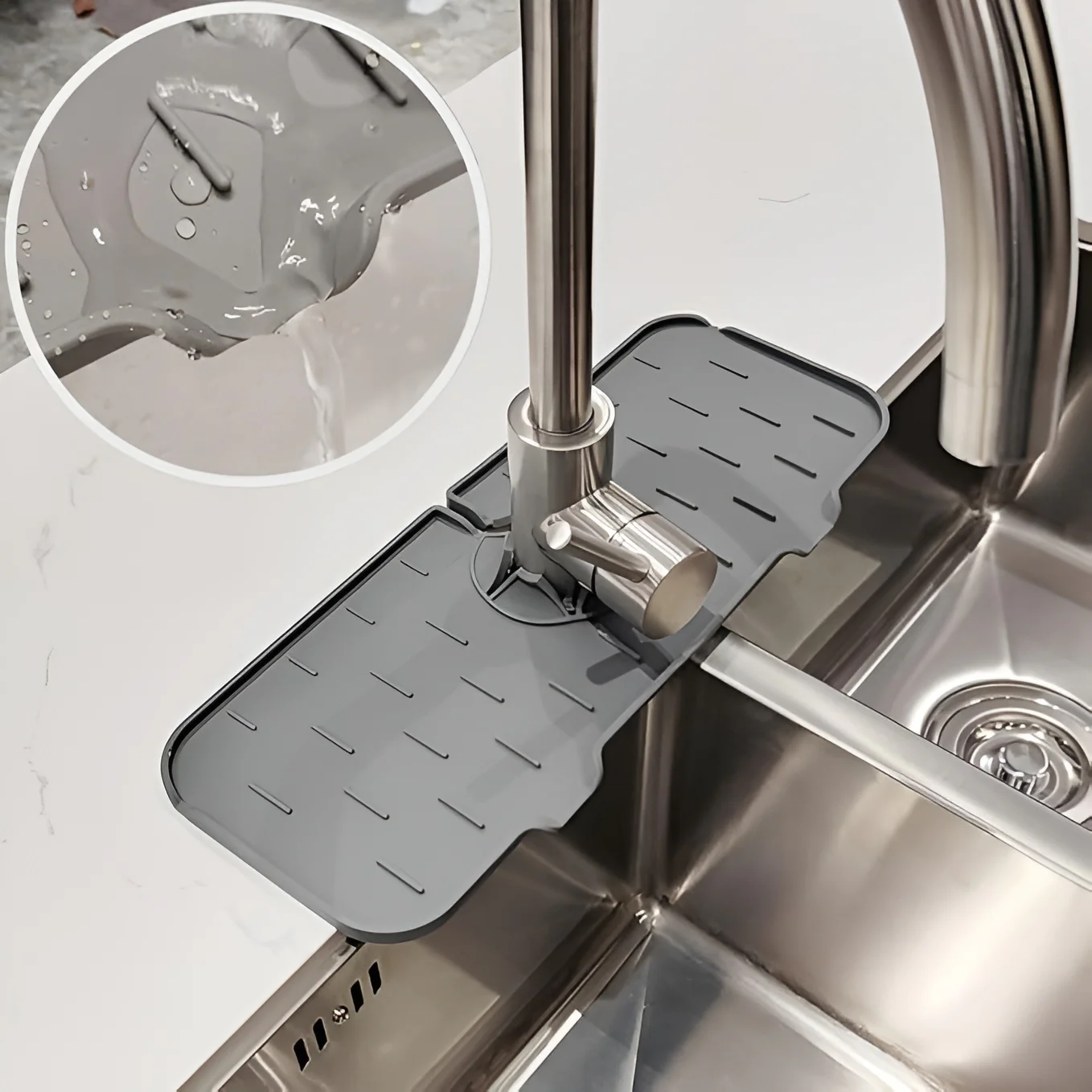 Alfombra de Silicona Protector de Salpicaduras - Imagen 6
