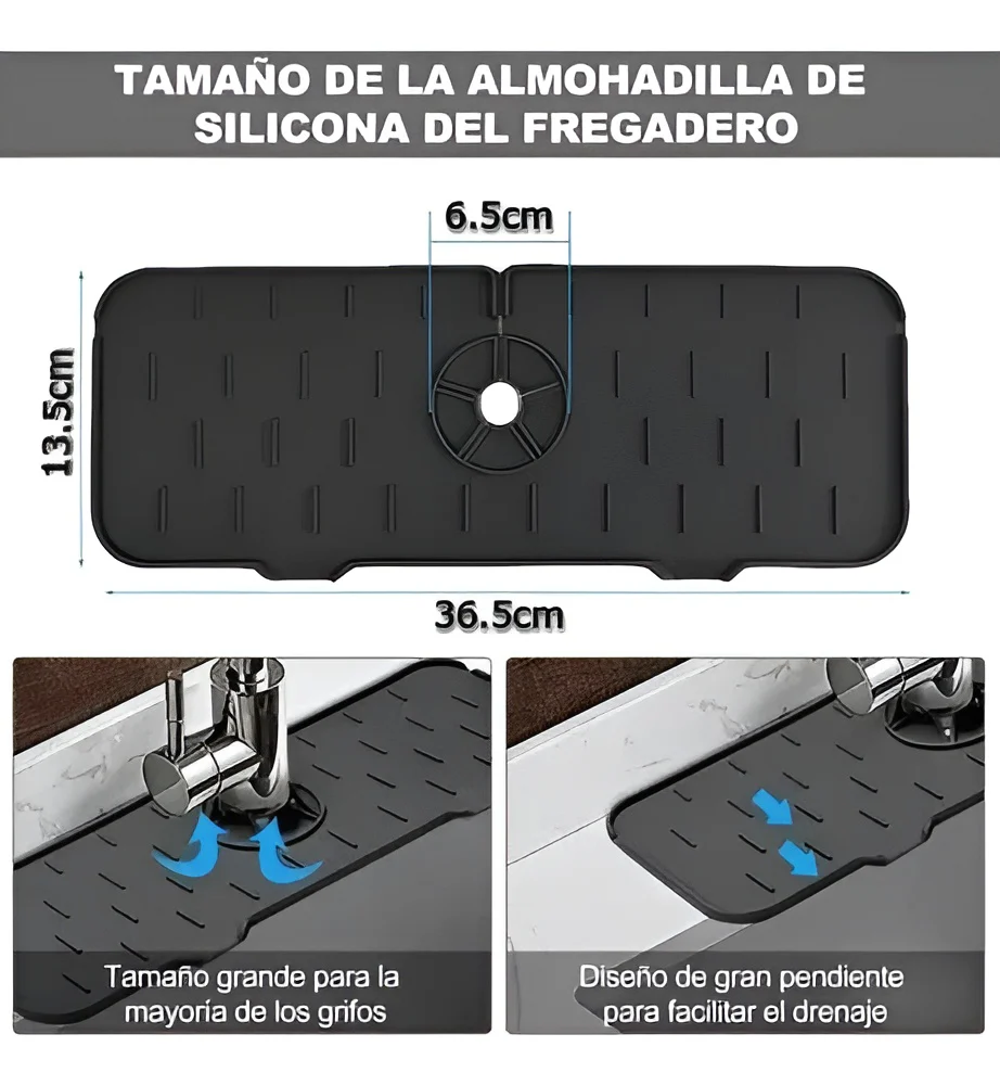 Alfombra de Silicona Protector de Salpicaduras - Imagen 3